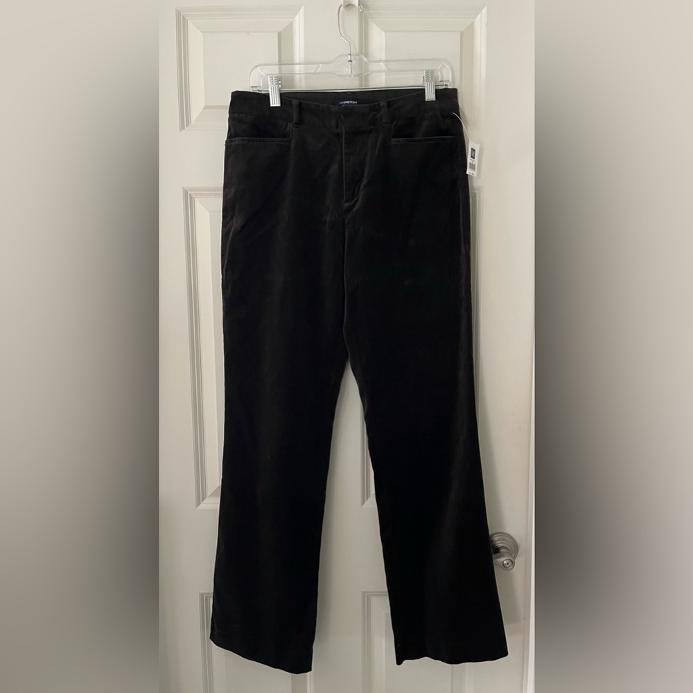 Women’s Gap Stretch Vintage Brown Velvet Classic Bootcut Fit pants Trousers 10R